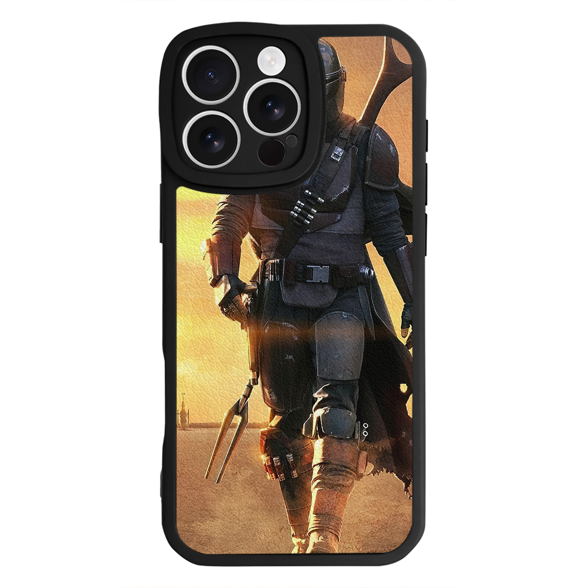 （画像用） スター・ウォーズ Star Wars 【iPhone 16シリーズ対応】シリコンスマホケース（レザー調） 材質：シリコン